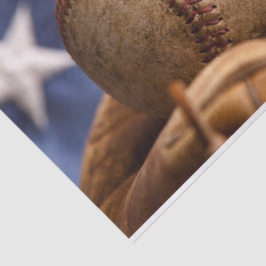 -Amerikaanse honkbal Tissuepapier (Detail)