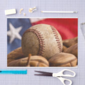 -Amerikaanse honkbal Tissuepapier (Craft)