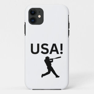 Amerikaanse honkbalspeler die punt als bal gebruik Case-Mate iPhone case