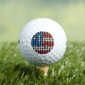 Amerikaanse honkbalvlag golfballen (Insitu Shirt)