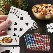 Amerikaanse honkbalvlag pokerkaarten (Insitu)