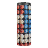 Amerikaanse honkbalvlag thermosbeker (Achterkant)
