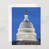 Amerikaanse hoofdkoepel briefkaart (Voorkant / Achterkant)