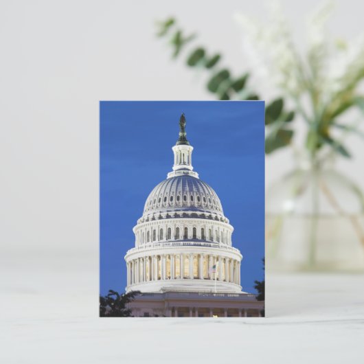 Amerikaanse hoofdkoepel briefkaart (Staand voorkant)