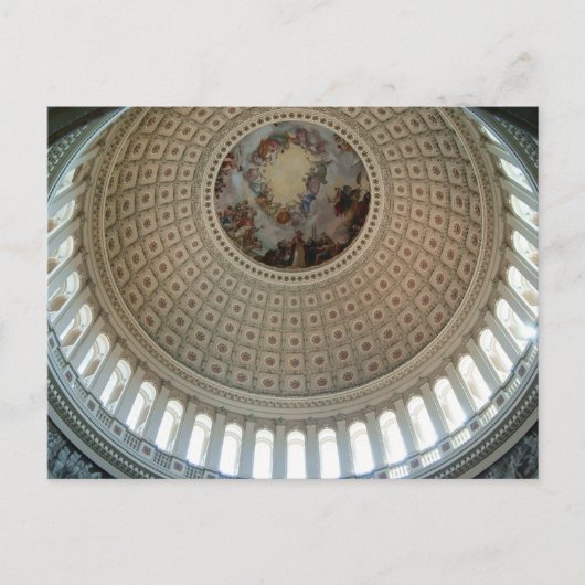 Amerikaanse hoofdkoepel briefkaart (Voorkant)
