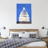 Amerikaanse hoofdkoepel canvas afdruk (Insitu (Slaapkamer))