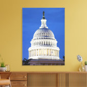 Amerikaanse hoofdkoepel canvas afdruk (Insitu (Woonkamer))