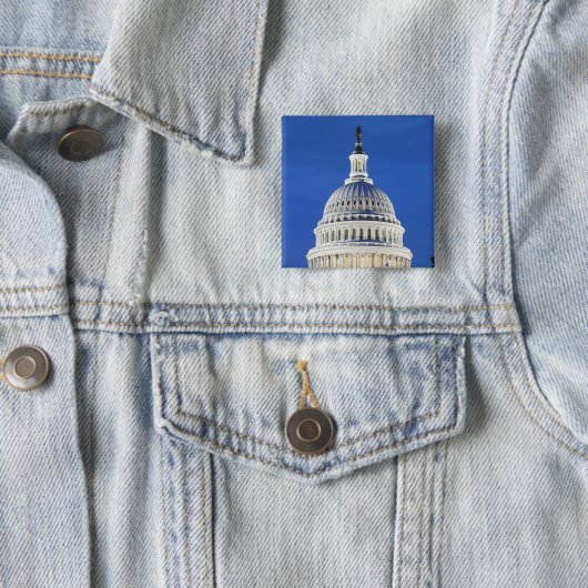 Amerikaanse hoofdkoepel vierkante button 5,1 cm (In situ)