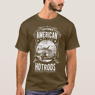 Amerikaanse Hotrods  racers Californië T-shirt