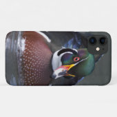 Amerikaanse Hout Eend iPhone 11 Hoesje (Achterkant (horizontaal))