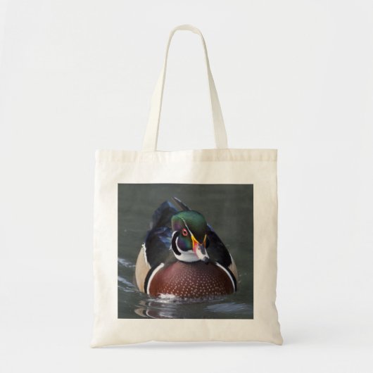 Amerikaanse Hout Eend Zak Tote Bag (Voorkant)