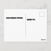 Amerikaanse houtsnip briefkaart (Achterkant)