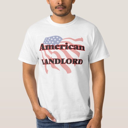 Amerikaanse huisbaas t-shirt (Voorkant)