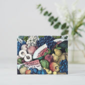Amerikaanse  illustratie van fruit briefkaart (Staand voorkant)