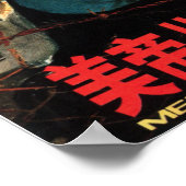 Amerikaanse imperialist, ga uit Zuid-Korea! DPRK Poster (Hoek)