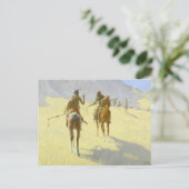 Amerikaanse Indiaan door Remington Briefkaart (Staand voorkant)