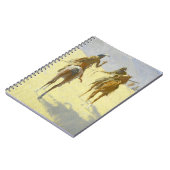 Amerikaanse Indiaan door Remington Notitieboek (Linkerzijde)