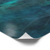 Amerikaanse indiaan, kano en waterval perfect poster (Hoek)