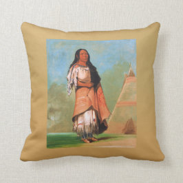 Amerikaanse Indiaan, Kunst van George Catlin Kussen