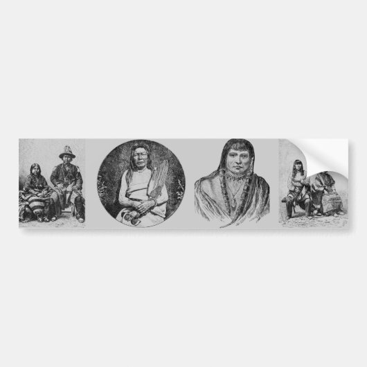 Amerikaanse Indiaanse Bumpersticker (Voorkant)