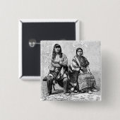 Amerikaanse Indiaanse Button (Voorkant /achterkant)