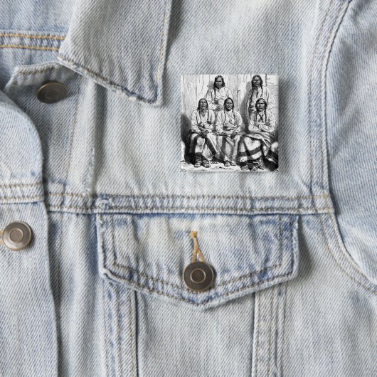 Amerikaanse Indiaanse Button (In situ)