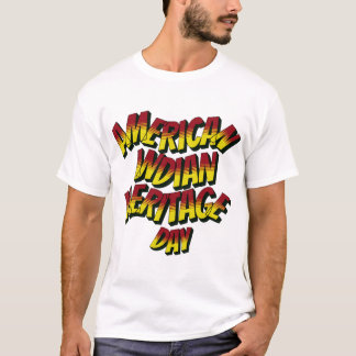 AMERIKAANSE INDIAANSE ERFDAG T-SHIRT