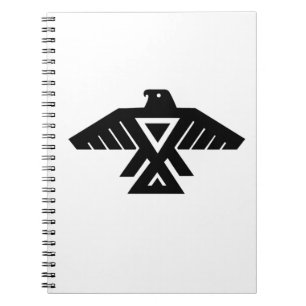 Amerikaanse Indiaanse Thunderbird-totem Notitieboek