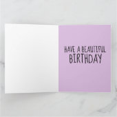 AMERIKAANSE INDIAANSE VROUW ART OVERGEZIEN BIRTHDA KAART (Binnen)