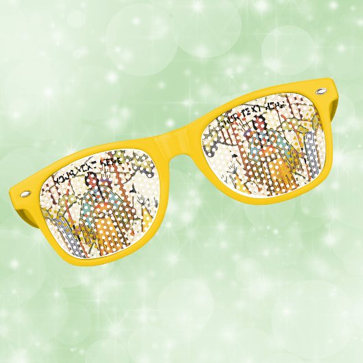 Amerikaanse Indiaanse vrouw pijl boog in Bossen wa Retro Zonnebril