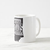 Amerikaanse Indiana-Mok Koffiemok (Voorkant rechts)