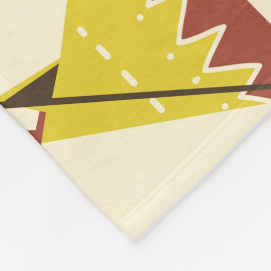 Amerikaanse Indianen: culturele achtergrond. Fleece Deken (Hoek)