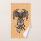 Amerikaanse indianen droamcatcher bad handdoek (Handdoek)