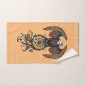 Amerikaanse indianen droamcatcher bad handdoek (Handdoek)
