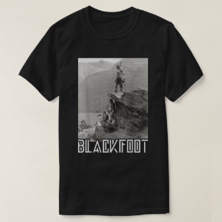 Amerikaanse Indianen van Blackfoot bij Glacier Nat T-shirt