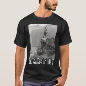 Amerikaanse Indianen van Blackfoot bij Glacier Nat T-shirt (Voorkant)