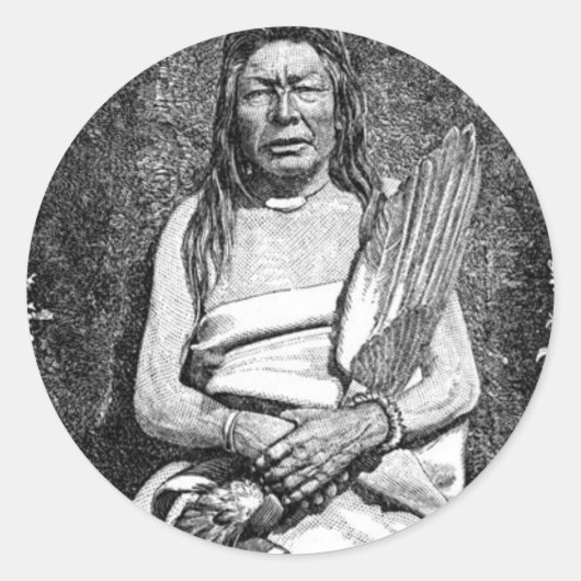 Amerikaanse Indians Sticker (Voorkant)