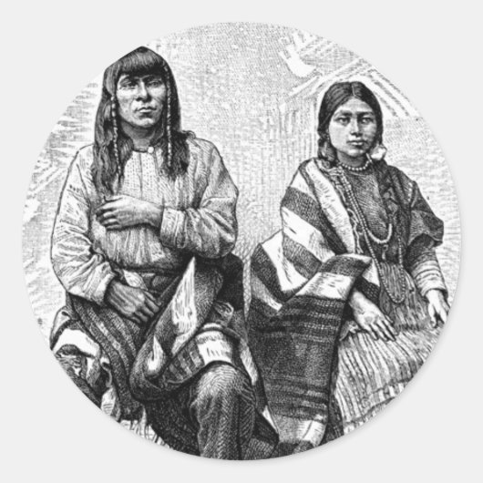 Amerikaanse Indians Sticker (Voorkant)