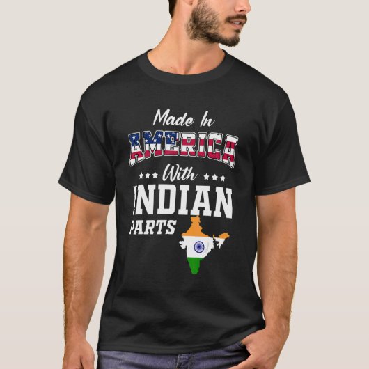 Amerikaanse Indiase deelstaten - Kaart Verenigde S T-shirt (Voorkant)