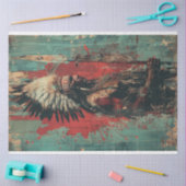 Amerikaanse Indiase erfgoed Chief Decoupage Tissuepapier (Craft)