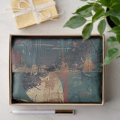 Amerikaanse Indiase hoofd digitale kunst serie Dec Tissuepapier (Geschenk)