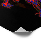 Amerikaanse Indiase hoofdfoto Poster (Hoek)