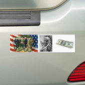 Amerikaanse Indiase opperbevelhebber Bumpersticker (Op auto)