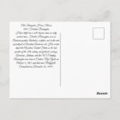 Amerikaanse Indiase stormloop Briefkaart (Achterkant)