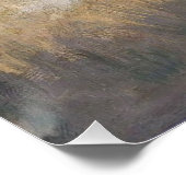 Amerikaanse Indiase stormloop Perfect Poster (Hoek)