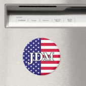 Amerikaanse  Initialen Magneet (Insitu (Vaatwasser))