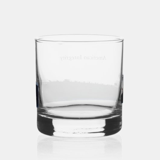 Amerikaanse integriteit whisky glas (Rechts)