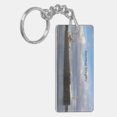 Amerikaanse integriteitscrisis acrylsleutelketen sleutelhanger (Voorkant Links)
