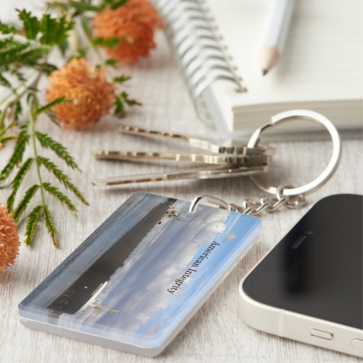 Amerikaanse integriteitscrisis acrylsleutelketen sleutelhanger (Voorkant Rechts)