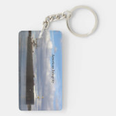 Amerikaanse integriteitscrisis acrylsleutelketen sleutelhanger (achterkant)